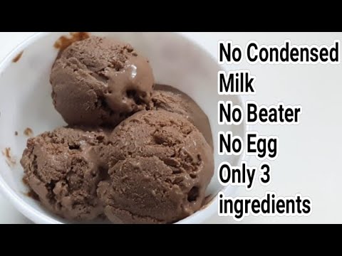 Easy way to make Chocolate Ice-cream in Lockdown 2020 #icecream #lockdown #icecreambar