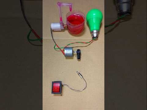 Powering a Water Pump and LED Light With Mini Gear Box Coreless Motor #dcmotor #tech #shorts