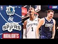 FULL GAME HIGHLIGHTS | San Antonio Spurs v Dallas Mavericks