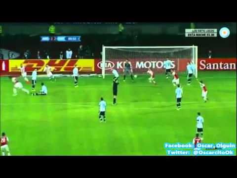 Gol de Barrios (2-2) Argentina 2 - 2 Paraguay. Grupo B. Copa América 2015