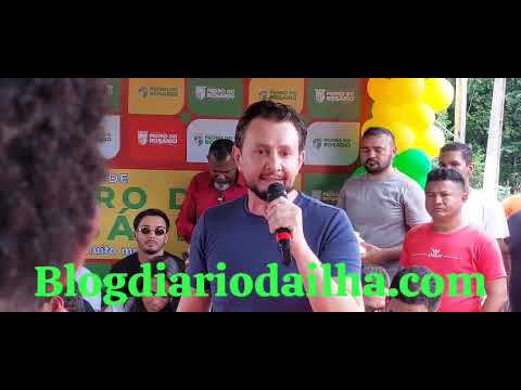 PEDRO DO ROSÁRIO (MA): Prefeito Toca Serra inaugura com o Ministro André Fufuca. POR LIMA K LIMA