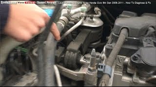 Loud Rumbling Engine Noise From Cabin - Honda Civic 8th Gen 2006-2011: How To Diagnose & Fix