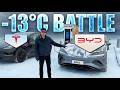 BYD Seal BEATS Tesla In The Cold Winter Charging Battle In 13 C