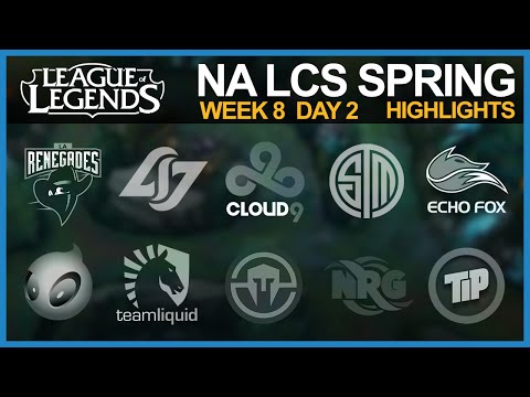 [Highlights] NALCS Spring 2016 W8D2 - C9 vs TIP, NRG vs TL, TSM vs REN, DIG vs IMT, FOX vs CLG