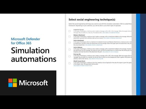 Get started with simulation automations | Microsoft Defender for Office 365