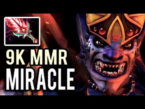 Non Stop Finger Lion Mid Bloodthorn Amazing Nuker Carry by Miracle 9k MMR Gameplay Patch 7.01 Dota 2