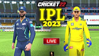 IPL 2023 GT vs CSK T20 Match - Cricket 22 Live - RtxVivek