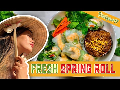 THE BEST VIETNAMESE FRESH SPRING ROLLS(Gỏi Cuốn)| VIETNAMESE SUMMER ROLLS RECIPE:VIETNAMESE CUISINE