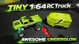 This Mini 1:64 Alloy Body RC Truck with Amazing LED Underglow is AWESOME!!