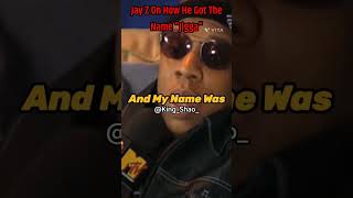 Jay Z On How He Got The Name "Jigga" #jayz #oldschoolhiphop #oldschoolrap #rap #hiphop #rapshorts