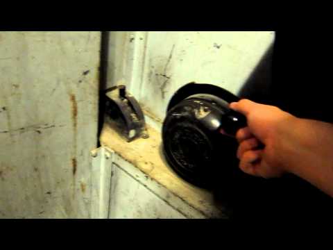 Awesome Antique Otis Crank Service Elevator at the LPO Building