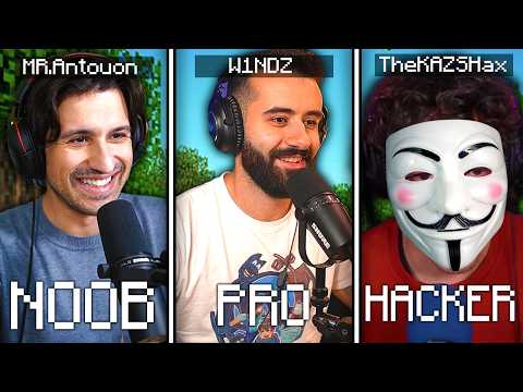 NOOB VS PRO VS HACKER στο MINECRAFT DEATH RUN!