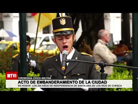 Embanderamiento en Parque Calderón