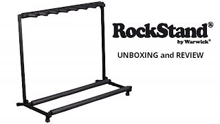 Video thumbnail for ROCKSTAND BY WARWICK MULTIPLE GUITAR RACK STAND 7 UNBOXING and REVIEW - ALVIN DE LEON (2019) by alvin deleon
