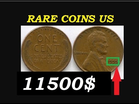 11500 $ USD Un centavo 1955 Lincoln Penny DOUBLED DIE ERROR