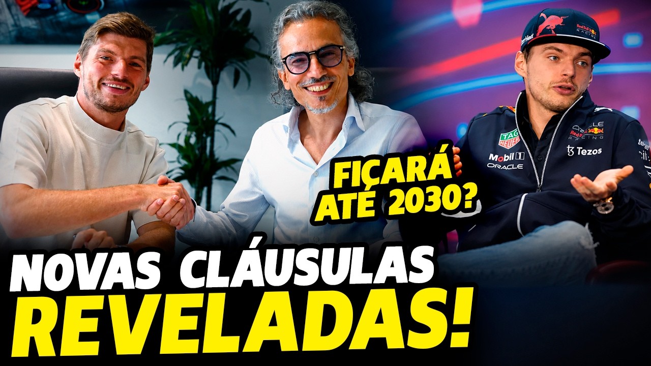 NOVAS CLÁUSULAS: VERSTAPPEN AINDA PODE DEIXAR RED BULL ANTES DE 2030 | FÓRMULA 1