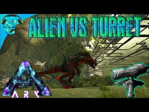 Max Level Reaper King VS 100 Heavy Turrets 💥 ARK Science Evolved Aberration