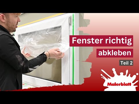 Klebebänder kurz erklärt: Fenster richtig abkleben mit KIP Tape