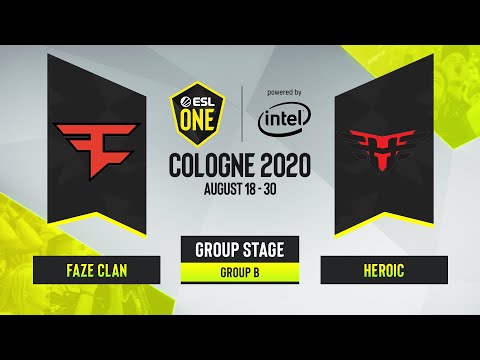 CS:GO - Faze Clan vs. Heroic [Nuke] Map 1 - ESL One Cologne 2020 - Group B - EU