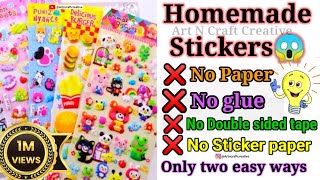How to make stickers ❌without paper ❌without g