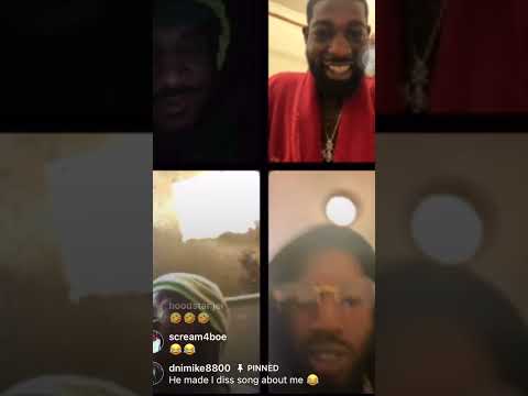 DNI Mike and Tpuma Beefing on IG Live 😂😂😂