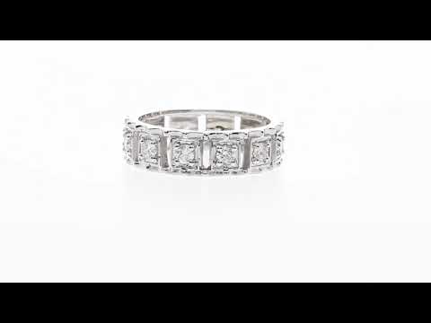 1705 A   טבעת בעיצוב ייחודי שכזה, לא תמצאו בהרבה מקומות  חוליות זהב משובצות יהלומים במשקל 7 נק כל אח