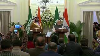 PM Modi, Saudi Crown Prince MBS joint briefing