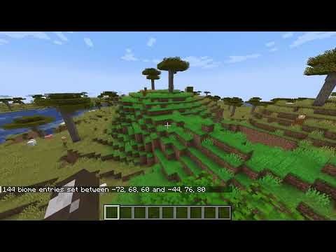 How to Change Biome in Minecraft