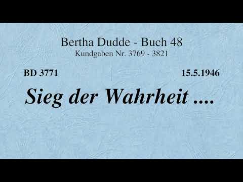 BD 3771 - SIEG DER WAHRHEIT ....
