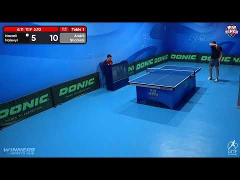 09:30 Nazarii Haievyi  1-3 Andrii Shamrai West 1 WIN CUP 02.11.2022 | TABLE TENNIS WINCUP