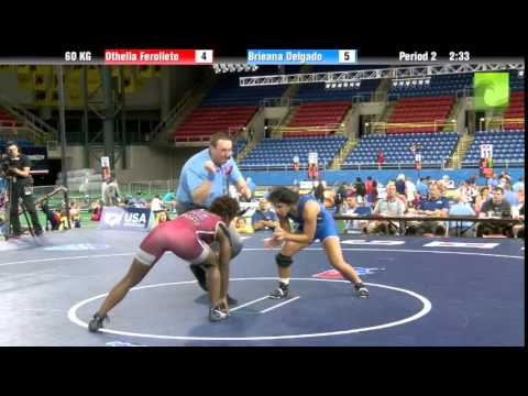 60 KG Othella Ferolleto (Army WCAP) vs Brieana Delgado (OKCU Gator)