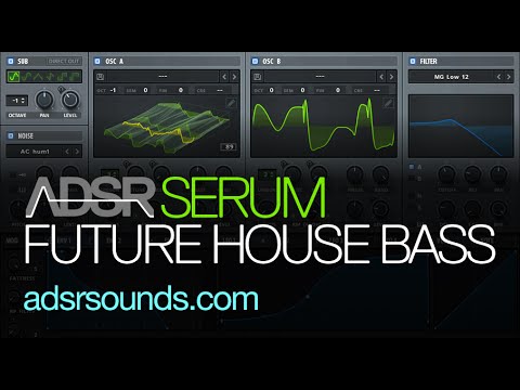Serum Tutorial - Modern future house bass