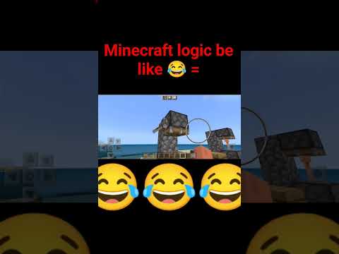 Minecraft Logic will BLOW your mind! #shorts #viral