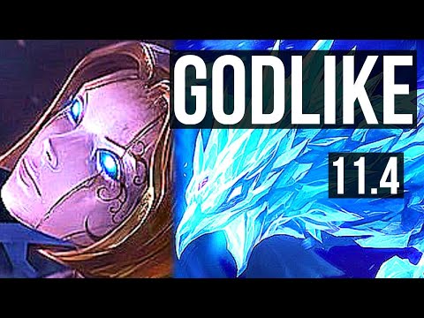 ORIANNA vs ANIVIA (MID) | 7/1/5, 500+ games, Godlike | KR Master | v11.4