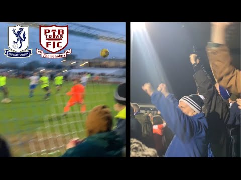 FANS KICK OFF At Non-League Derby Day Match!