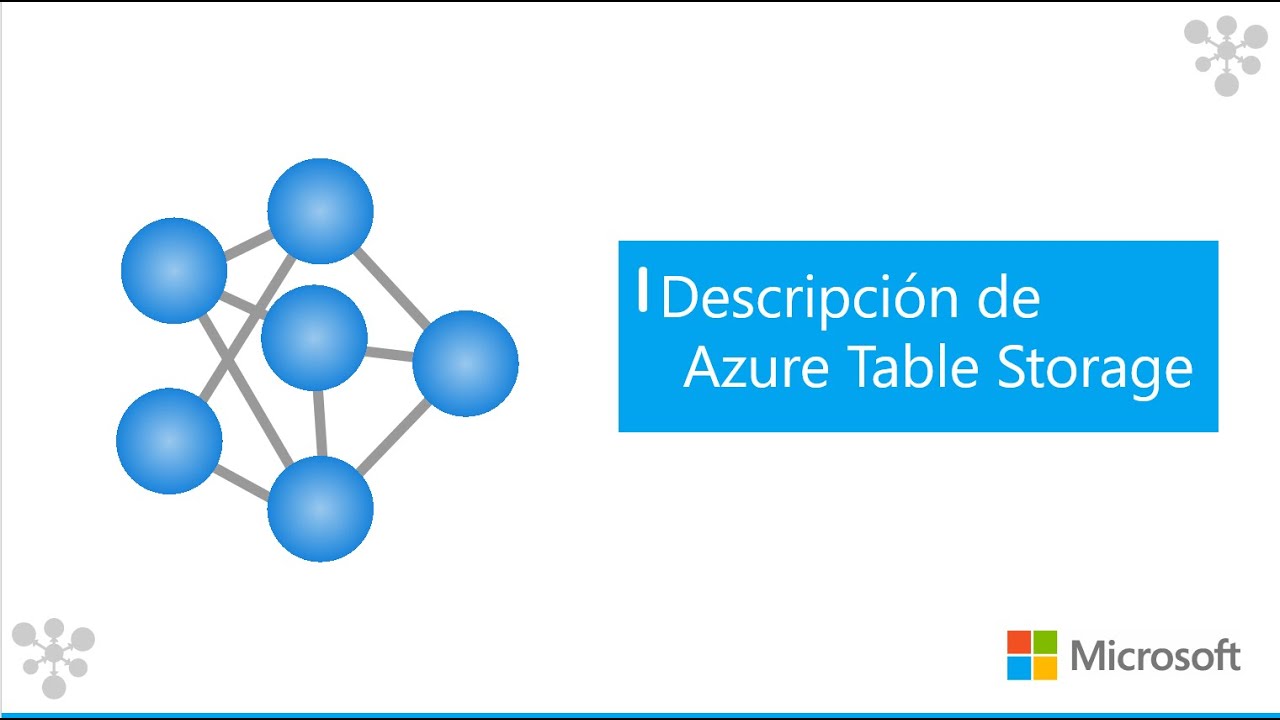 Descripción de Azure Table Storage