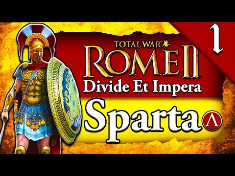 RISE OF SPARTA! Total War Rome 2: DEI: Sparta Campaign Gameplay #1