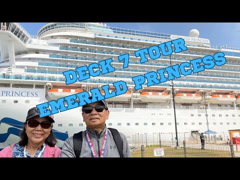 Part 1 - Promenade Deck 7 Tour, Emerald Princess Cruise Ship #emeraldprincess  #cruising #vacation