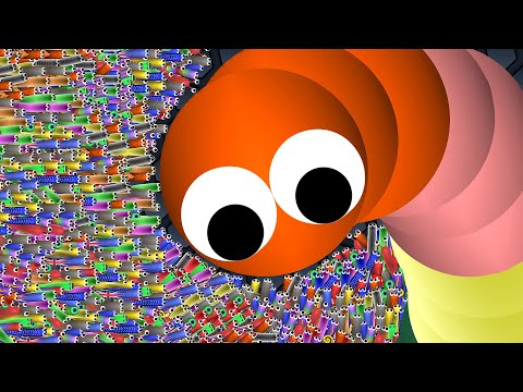 SLITHER.IO A.I. - EPIC SLITHER.IO SNAKE GAMEPLAY - SONIC SKIN - RECORD