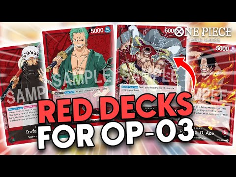 [OP-03] YOU NEED TO BE READY FOR THESE RED DECKS IN OP-03 - ONE PIECE CARD GAME