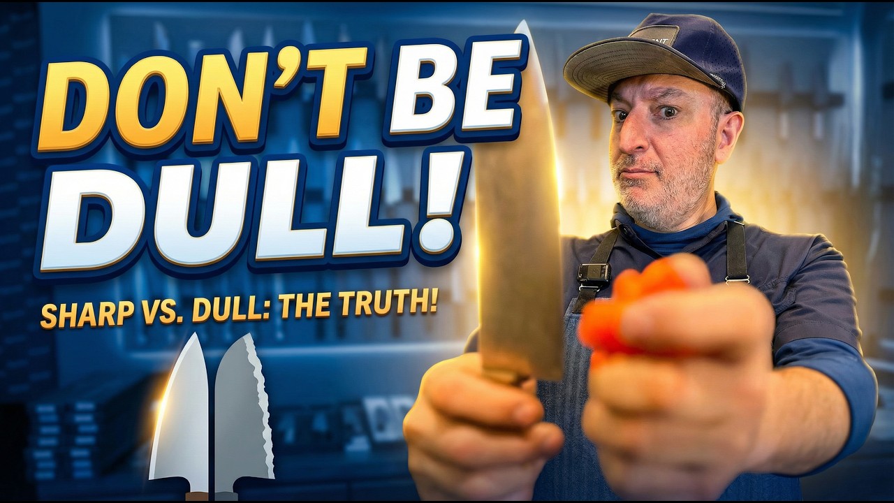 Sharp vs Dull: How Knife Sharpness Changes Everything 🔪