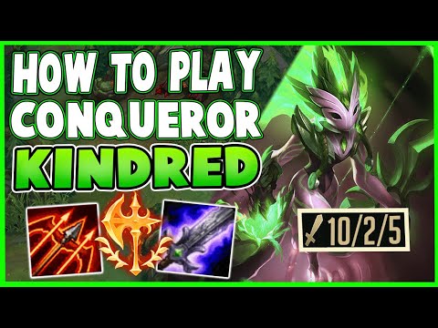 The Best KINDRED Build To Stack Conqueror Quickly! Insta Stack Conqueror KINDRED - LEAGUE Of LEGENDS