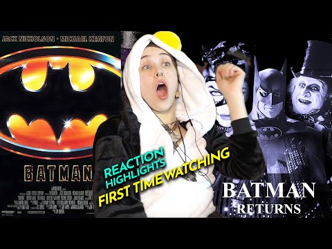 Nicki Begins Burton BATMAN (1989) & BATMAN RETURNS (1992) Movie Reactions FIRST TIME WATCHING