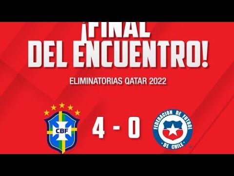Brazil Chile 4-0 play of match 2022 hd