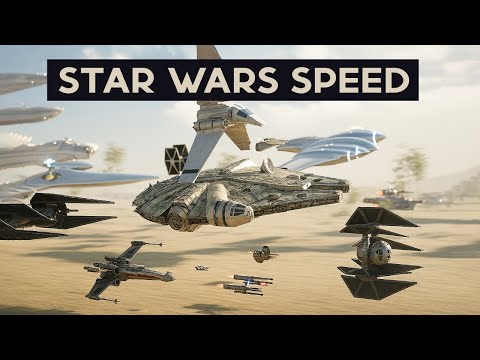 SPEED COMPARISON 3D | Star Wars