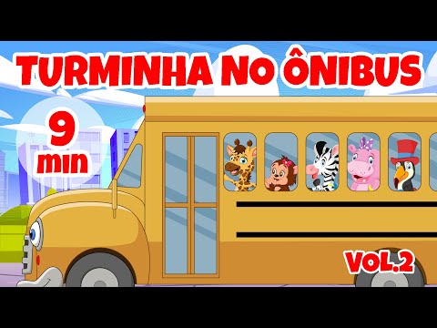 Turminha no Ônibus Vol.2 - Giramille 9 min | Desenho Animado Musical