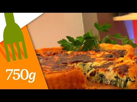 Recette de Quiche aux épinards - 750g