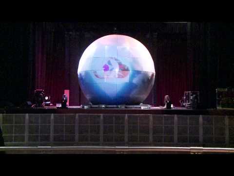 Made Up Ltd - Hed Kandi Video Mapped 'ball' DJ booth NYE 2009