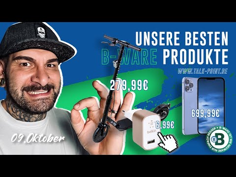 E-Scooter, iPhone 13 Pro Max und mehr: B-Ware Live-Schnäppchen bei Talk-Point!