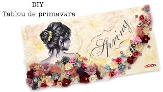 DIY Tablou de primavara 